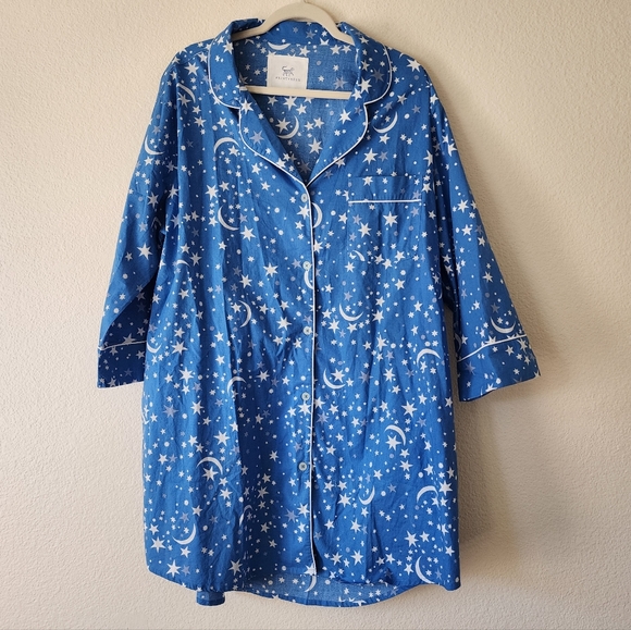 Printfresh Celestial Skies Sleep Shirt XL NWT - Picture 2 of 7